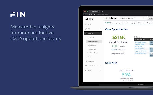 Fin Analytics dari toko web Chrome untuk dijalankan dengan OffiDocs Chromium online