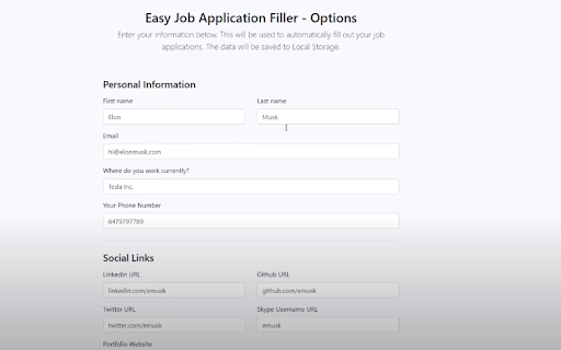 Find a job georgeboateng  from Chrome web store to be run with OffiDocs Chromium online
