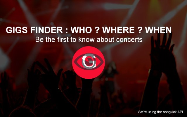 Find Concerts and Artists tour dates  from Chrome web store to be run with OffiDocs Chromium online