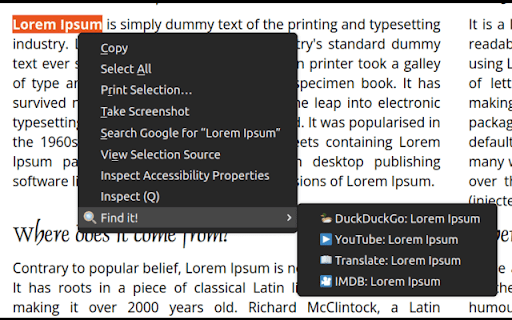 Find it!  from Chrome web store to be run with OffiDocs Chromium online Find it!  from Chrome web store to be run with OffiDocs Chromium online