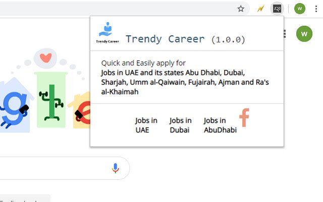OffiDocs Chromium 온라인으로 실행할 Chrome 웹 스토어의 UAE Dubai Trendy Career에서 일자리 찾기