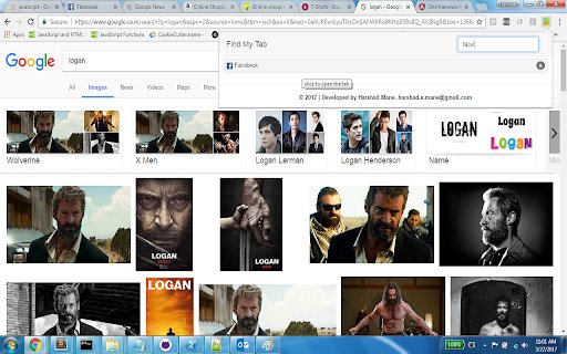 Chrome 网上应用店中的 FindMyTab 将与 OffiDocs Chromium 在线运行