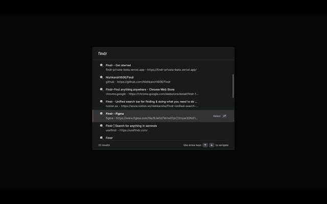 Findr: Find documents  manage tabs easily  from Chrome web store to be run with OffiDocs Chromium online