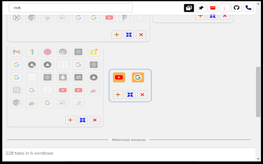 Find Tab X  from Chrome web store to be run with OffiDocs Chromium online