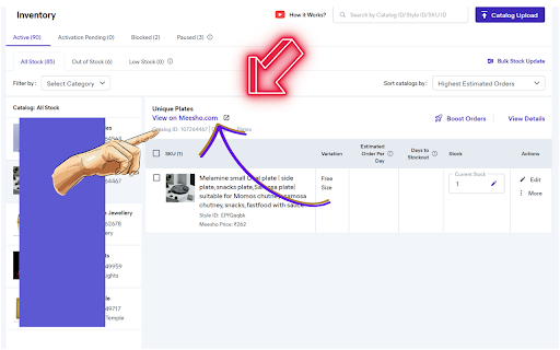 find your product on meesho  from Chrome web store to be run with OffiDocs Chromium online