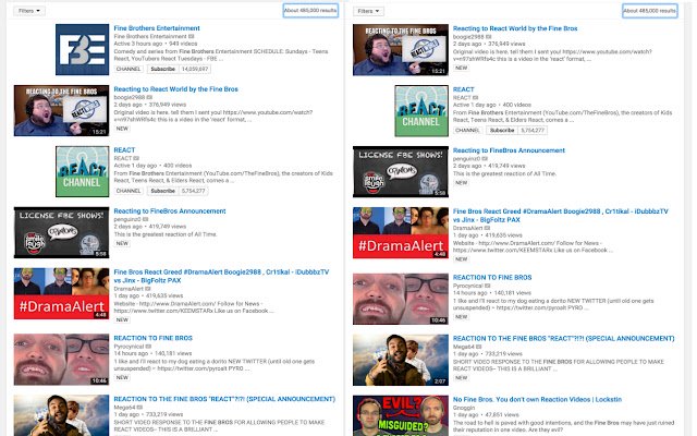 Fine Bros Be Gone from Chrome web store to be run with OffiDocs Chromium online Fine Bros Be Gone from Chrome web store to be run with OffiDocs Chromium online