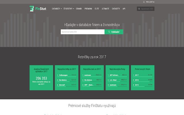 FinStat Connector  from Chrome web store to be run with OffiDocs Chromium online