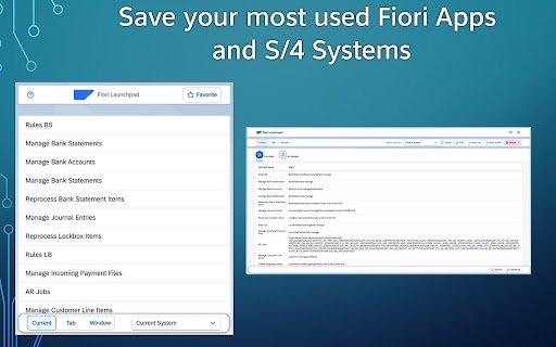 Fiori Launchpad for SAP S/4HANA  from Chrome web store to be run with OffiDocs Chromium online