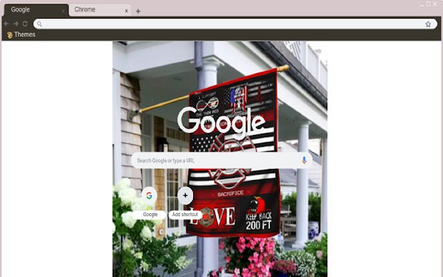 Le bandiere dei vigili del fuoco e la bandiera della sottile linea rossa del Chrome Web Store verranno eseguite con OffiDocs Chromium online