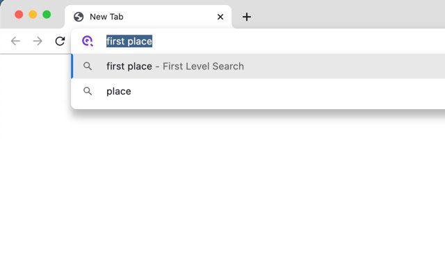 First Level Default Search  from Chrome web store to be run with OffiDocs Chromium online