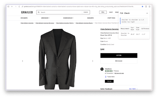 FitCheck  from Chrome web store to be run with OffiDocs Chromium online