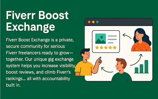 Fiverr Boost Exchange  from Chrome web store to be run with OffiDocs Chromium online