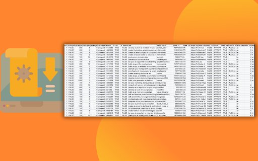 Fiverr Gigs Scraper  from Chrome web store to be run with OffiDocs Chromium online