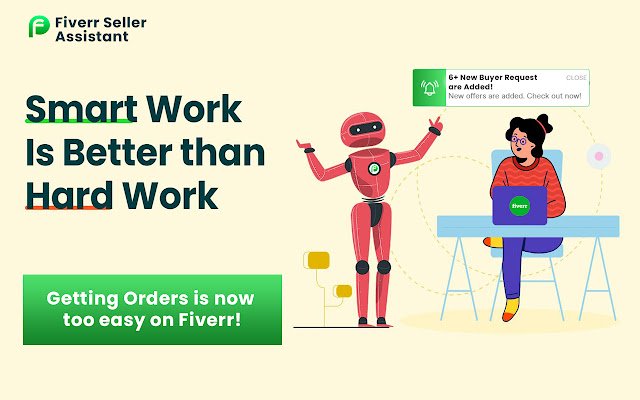 Fiverr Seller Assistant dal Chrome Web Store da eseguire con OffiDocs Chromium online