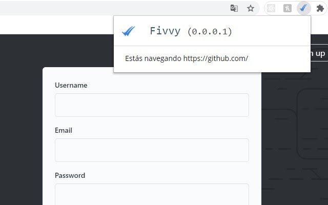 Fivvy da Chrome Web Store será executado com OffiDocs Chromium online
