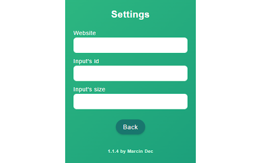 Fix My Input  from Chrome web store to be run with OffiDocs Chromium online