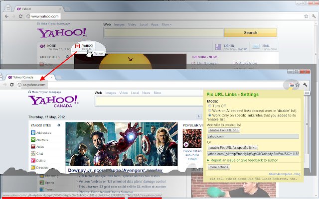 Fix Url Links Redirect  from Chrome web store to be run with OffiDocs Chromium online