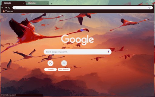 Flamingos  from Chrome web store to be run with OffiDocs Chromium online