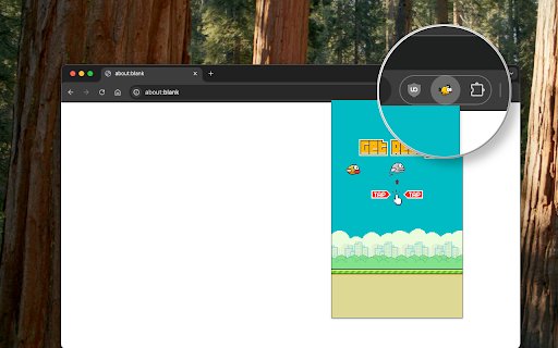 来自 Chrome 网上商店的 flappy bird 将与 OffiDocs Chromium 在线一起运行