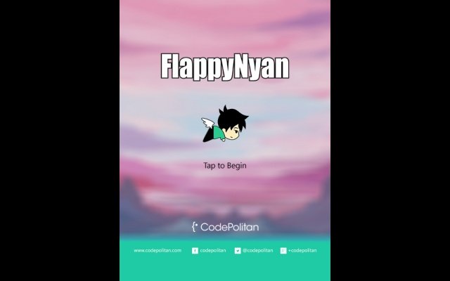 FlappyNyan із веб-магазину Chrome, який буде працювати з OffiDocs Chromium онлайн