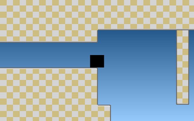 Chrome ウェブストアの Flappy Square を OffiDocs Chromium オンラインで実行