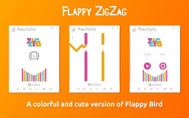 Flappy ZigZig  from Chrome web store to be run with OffiDocs Chromium online