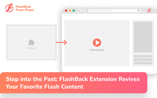 Flashback Flash Player  from Chrome web store to be run with OffiDocs Chromium online