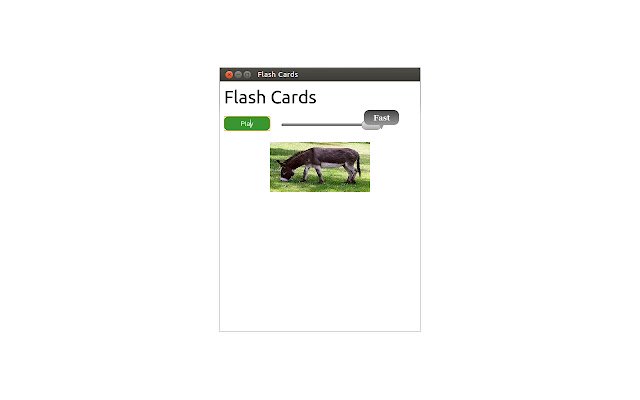 Flash Cards  from Chrome web store to be run with OffiDocs Chromium online