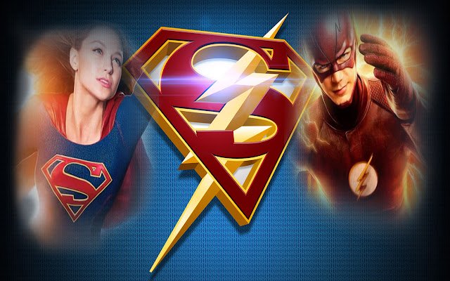 Flash/Supergirl Worlds Finest de la boutique en ligne Chrome sera exécuté avec OffiDocs Chromium en ligne