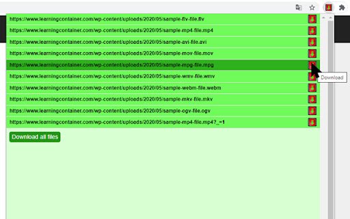 Flash Video Downloader  from Chrome web store to be run with OffiDocs Chromium online