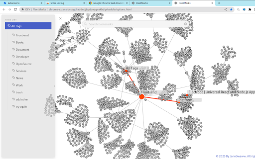 FleetMarks  from Chrome web store to be run with OffiDocs Chromium online