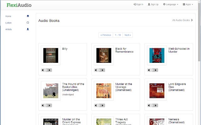 Flexi Audio mula sa Chrome web store na tatakbo sa OffiDocs Chromium online