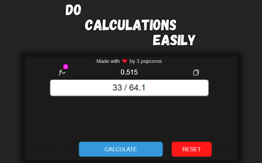 FlexiCalci  from Chrome web store to be run with OffiDocs Chromium online