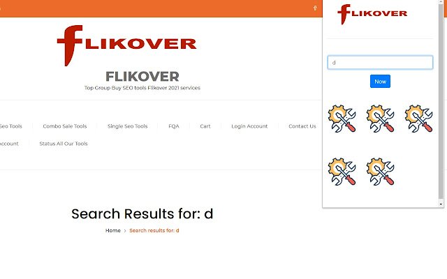 FLIKOVER ze sklepu internetowego Chrome do uruchomienia z OffiDocs Chromium online