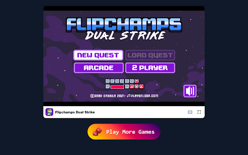 Flipchamps Dual Strike Game Unleash Unique Powers in Epic Battles!  from Chrome web store to be run with OffiDocs Chromium online
