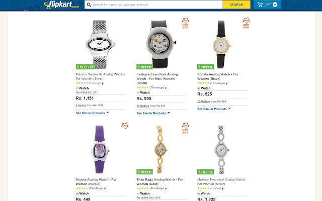 Rivelatore Flipkart Advantage dal Chrome Web Store da eseguire con OffiDocs Chromium online