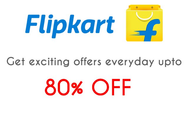 کوپن های Flipkart ژوئن 2016 از فروشگاه وب کروم برای اجرا با OffiDocs Chromium به صورت آنلاین