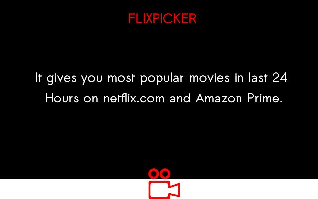 FLIXPICKER অনলাইনে OffiDocs Chromium এর সাথে চালানোর জন্য Chrome ওয়েব স্টোর থেকে সেরা সিনেমা এবং টিভি শো খুঁজুন