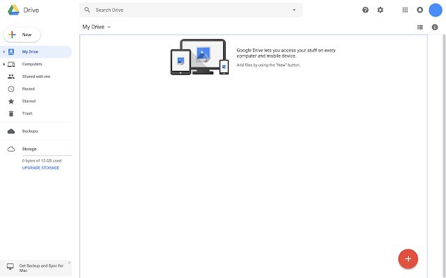 Floating Action Button for Google Drive  from Chrome web store to be run with OffiDocs Chromium online