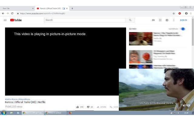 Floating Player  from Chrome web store to be run with OffiDocs Chromium online