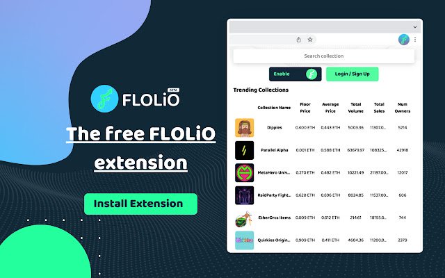 FLOLiO  from Chrome web store to be run with OffiDocs Chromium online