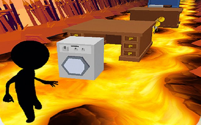Floor is Lava Runner  from Chrome web store to be run with OffiDocs Chromium online
