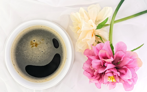 Floral scent and coffee taste  from Chrome web store to be run with OffiDocs Chromium online