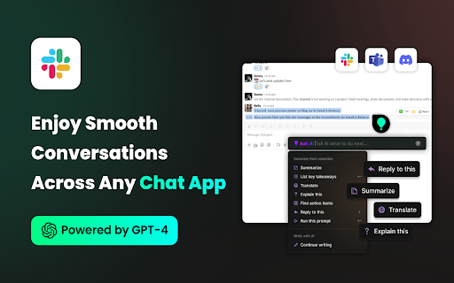 Flot AI  from Chrome web store to be run with OffiDocs Chromium online