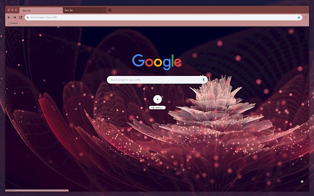 Flower glitter petals mula sa Chrome web store na tatakbo sa OffiDocs Chromium online