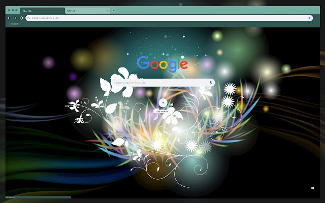 Chrome 网上商店的花朵图案眩光将与 OffiDocs Chromium 在线运行