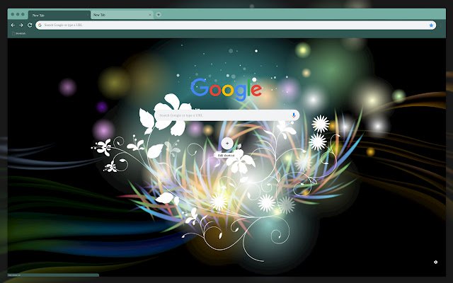 Flower patterns glare  from Chrome web store to be run with OffiDocs Chromium online