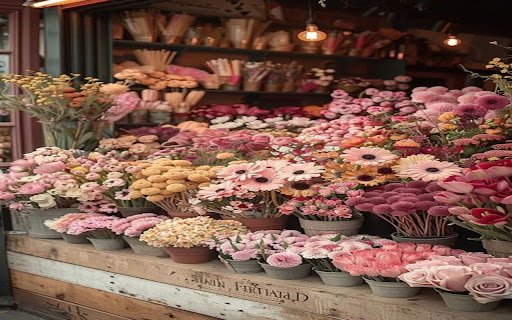 flower shop wallpaper  from Chrome web store to be run with OffiDocs Chromium online