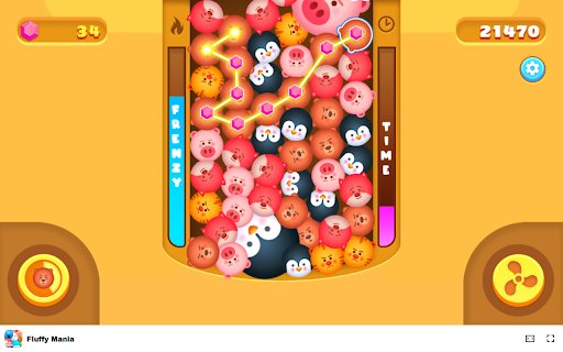 Fluffy Mania Game Relax and kill time with adorable fluffy creatures!  from Chrome web store to be run with OffiDocs Chromium online