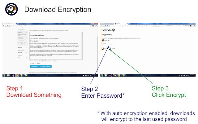 FluffyPuffin File Encryption  from Chrome web store to be run with OffiDocs Chromium online